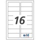 Textiletiketten 88,9x33,8 mm (16 St. pro Bogen)